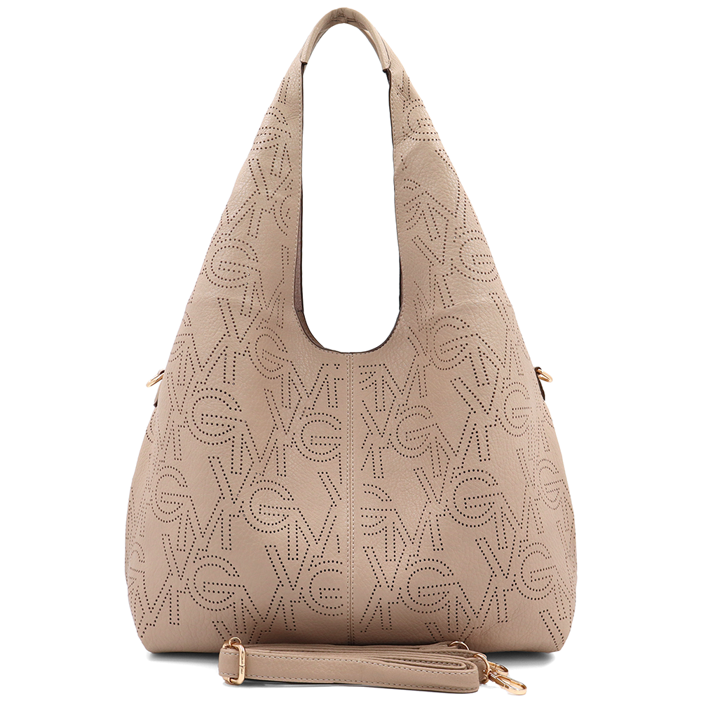 SZETT – Női táska típusú táska + válltáska – világosbarna