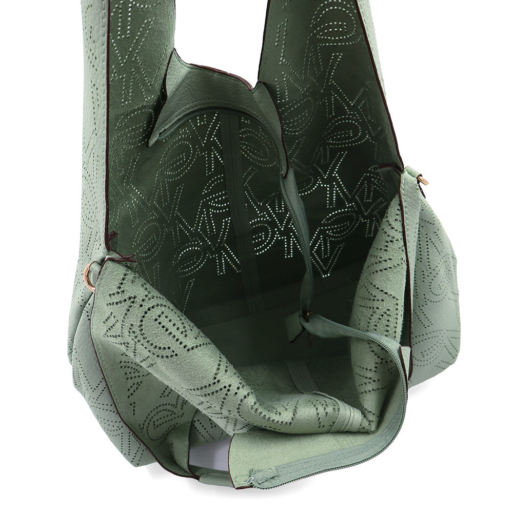 SZETT – Női táska típusú táska + válltáska – zöld