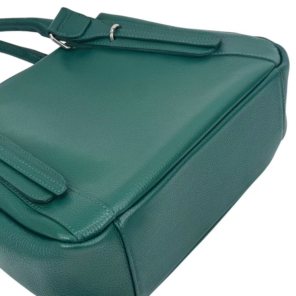 Nagy méretű női táska természetes bőrből – világosbarna