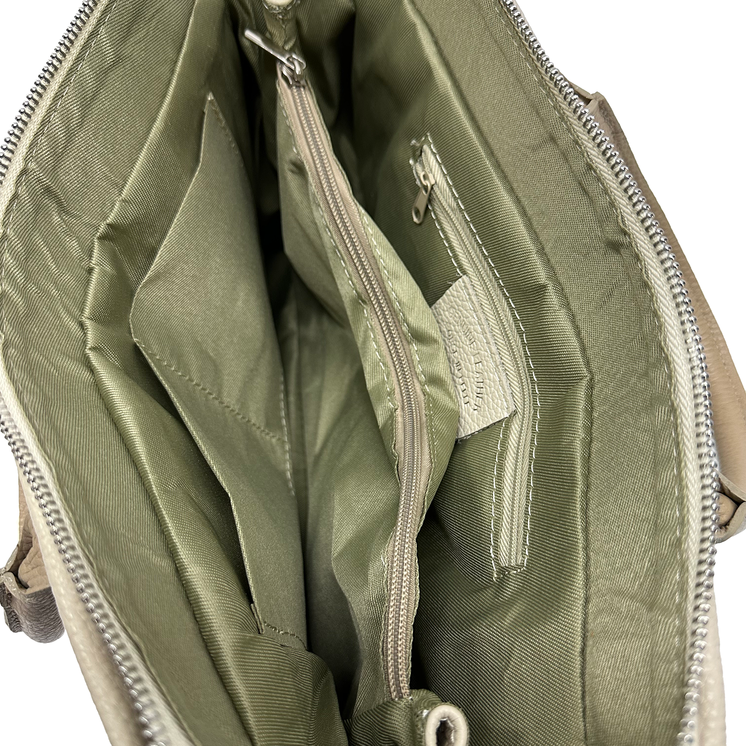 Női táska, természetes bőrből – fekete