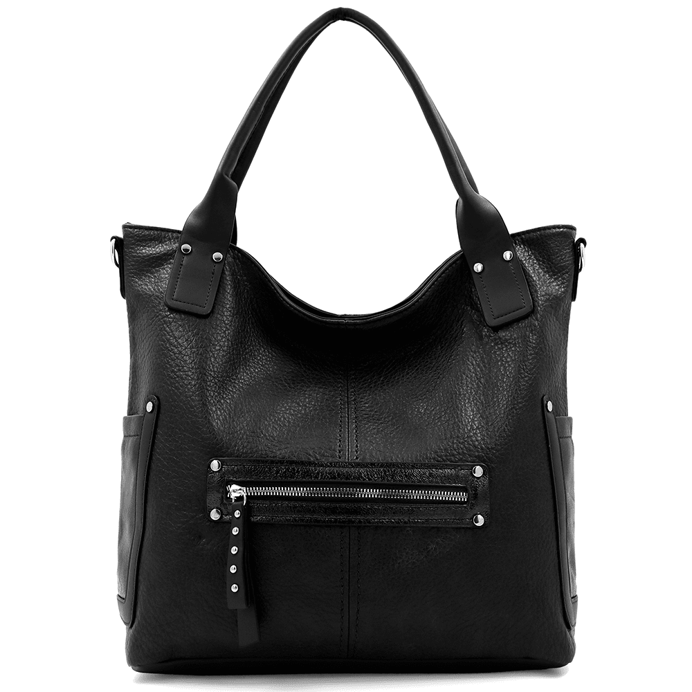 Nagy női táska Victoria típusú táska - fekete