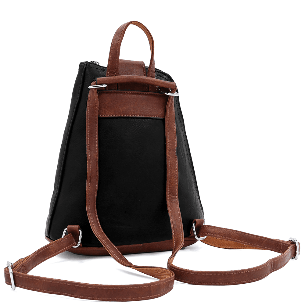 2 az 1-ben - Női hátizsák és táska Violeta - fekete