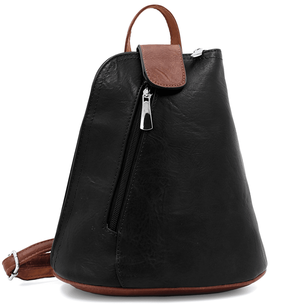 2 az 1-ben - Női hátizsák és táska Violeta - fekete