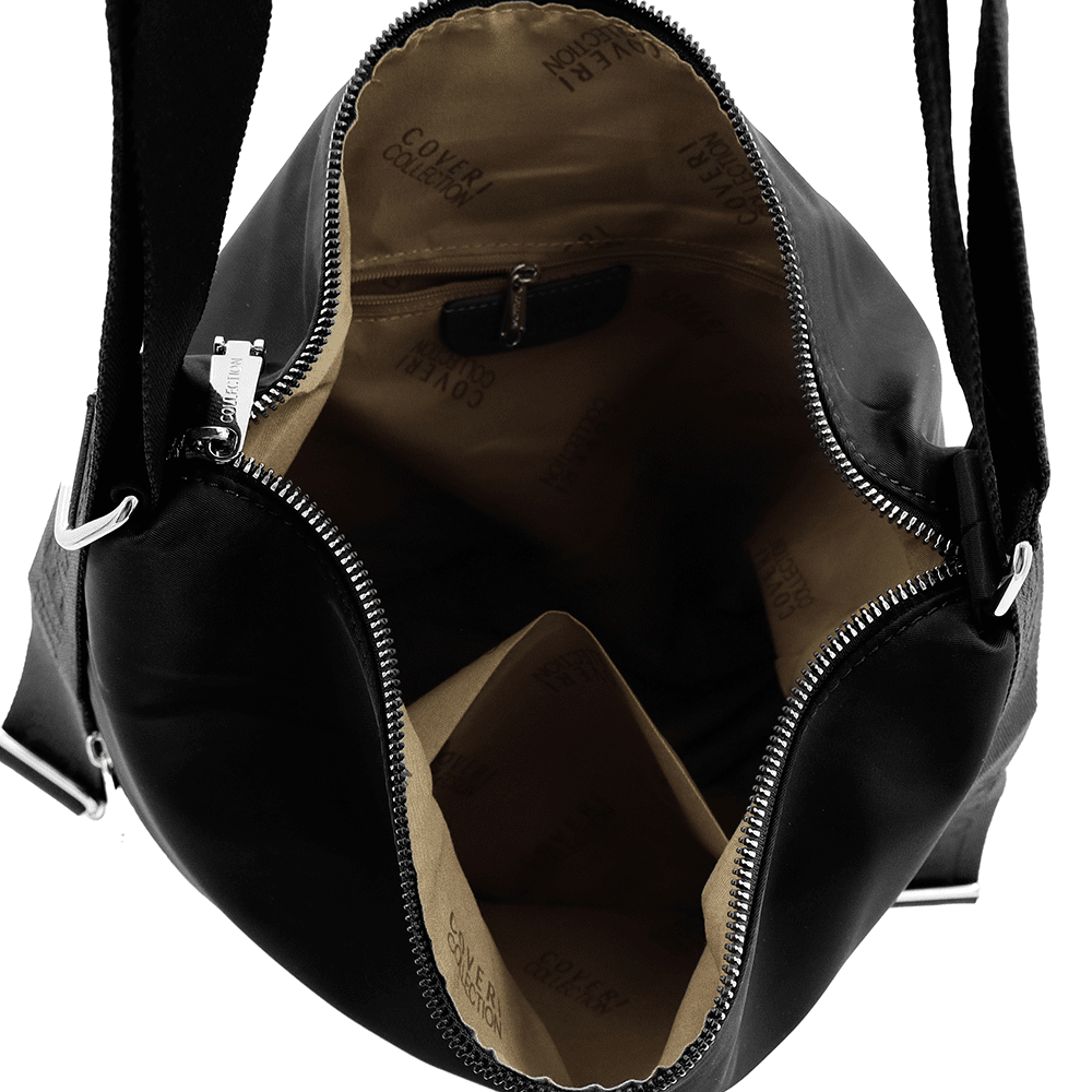 2 az 1-ben - Nagy vízálló táska és hátizsák - fekete