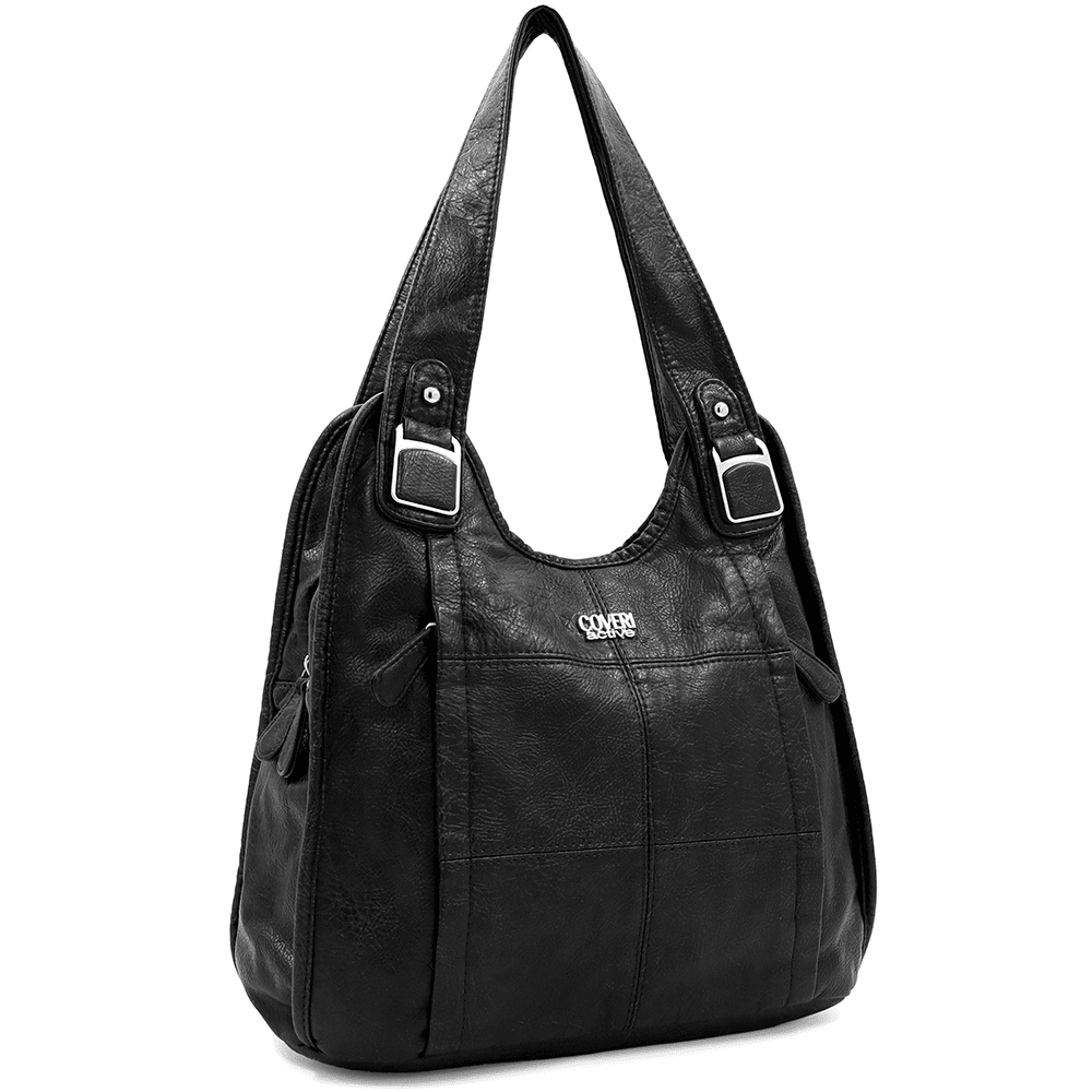 Magdalena típusú női táska - fekete