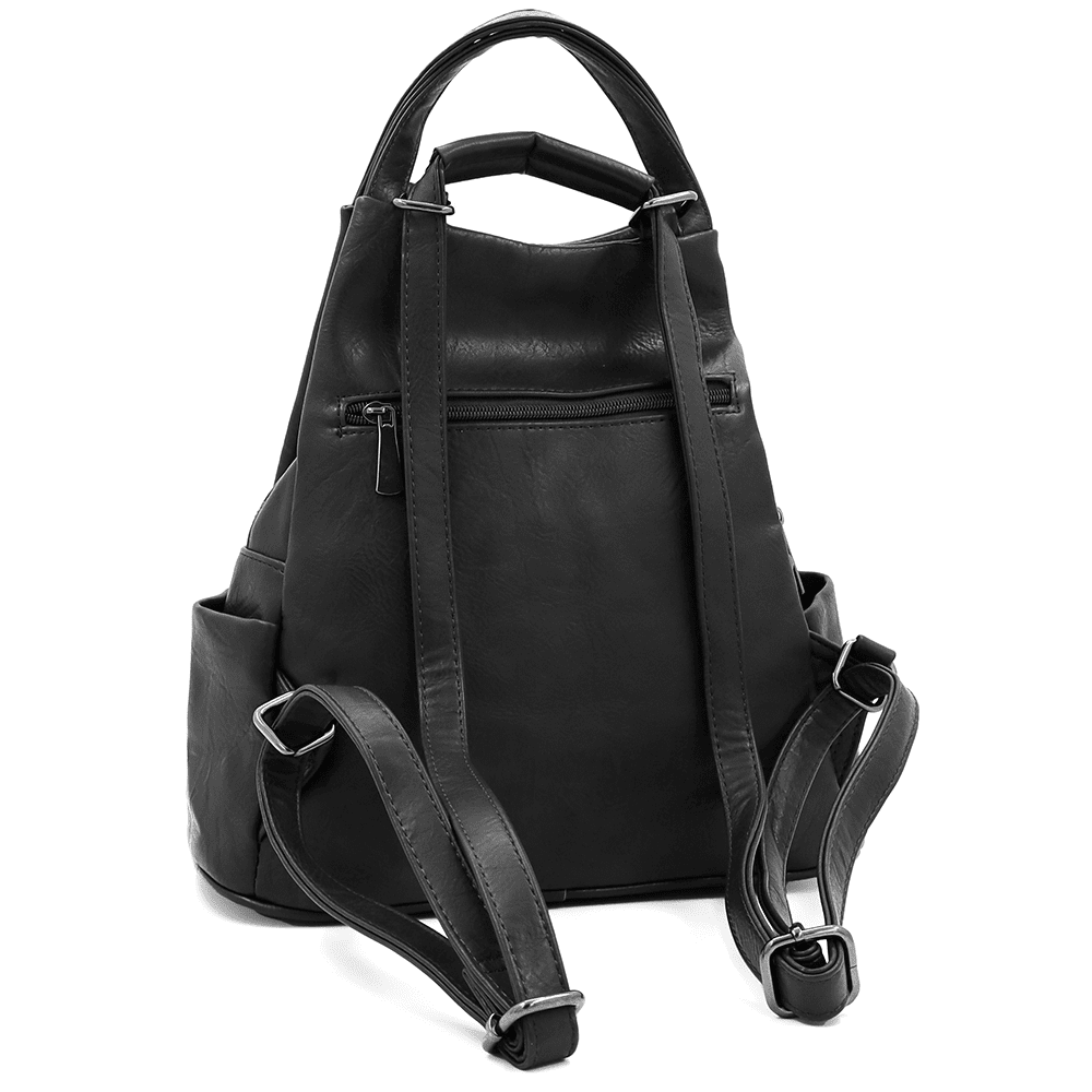 2 az 1-ben - Női hátizsák és táska Kristina - fekete