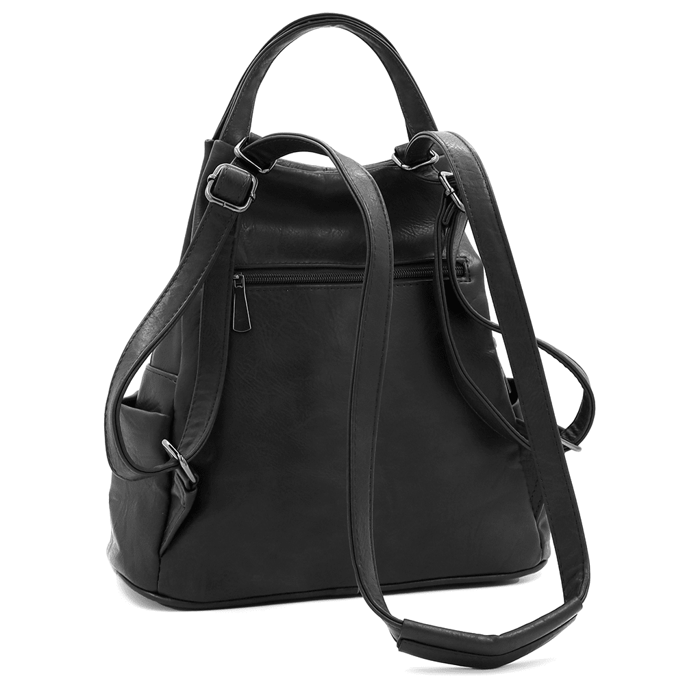 2 az 1-ben - Női hátizsák és táska Kristina - fekete