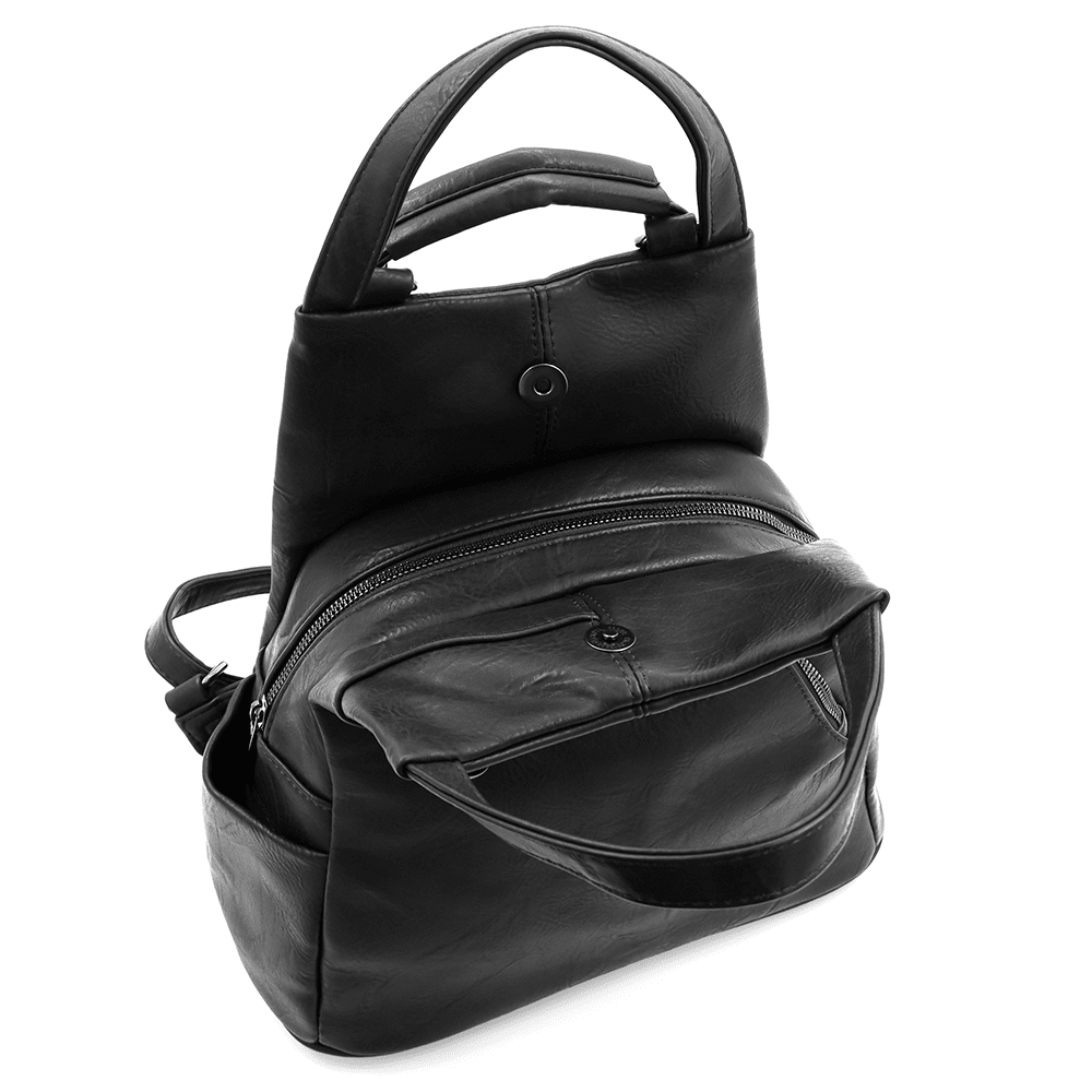 2 az 1-ben - Női hátizsák és táska Kristina - fekete