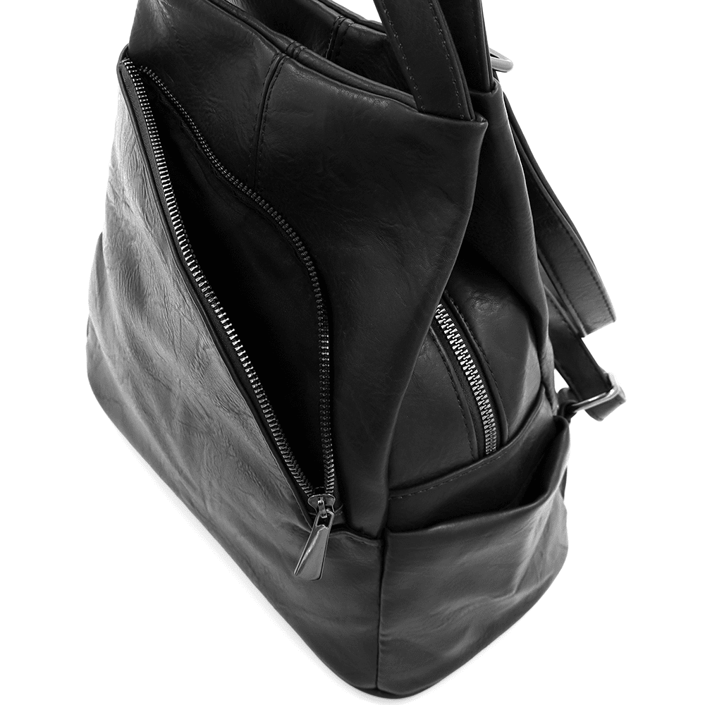 2 az 1-ben - Női hátizsák és táska Kristina - fekete