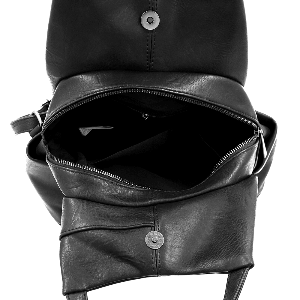 2 az 1-ben - Női hátizsák és táska Kristina - fekete