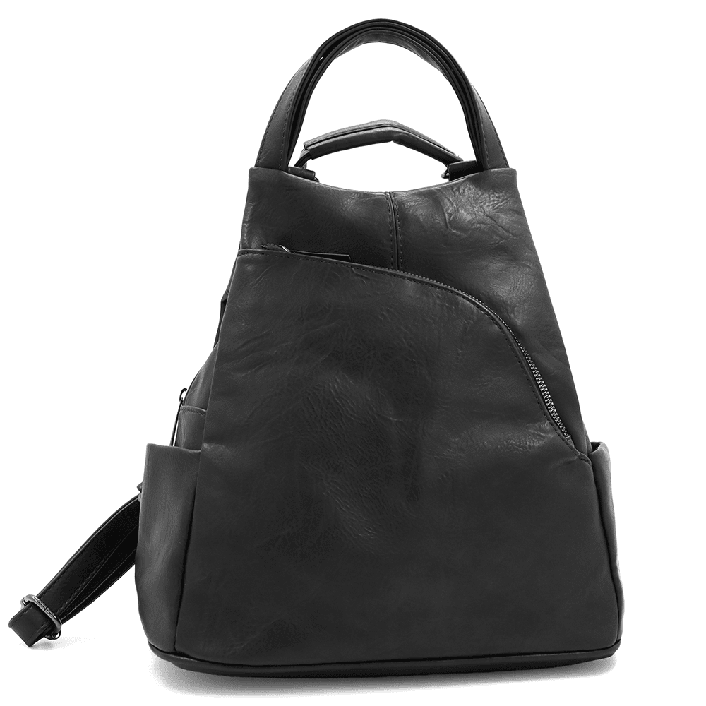 2 az 1-ben - Női hátizsák és táska Kristina - fekete