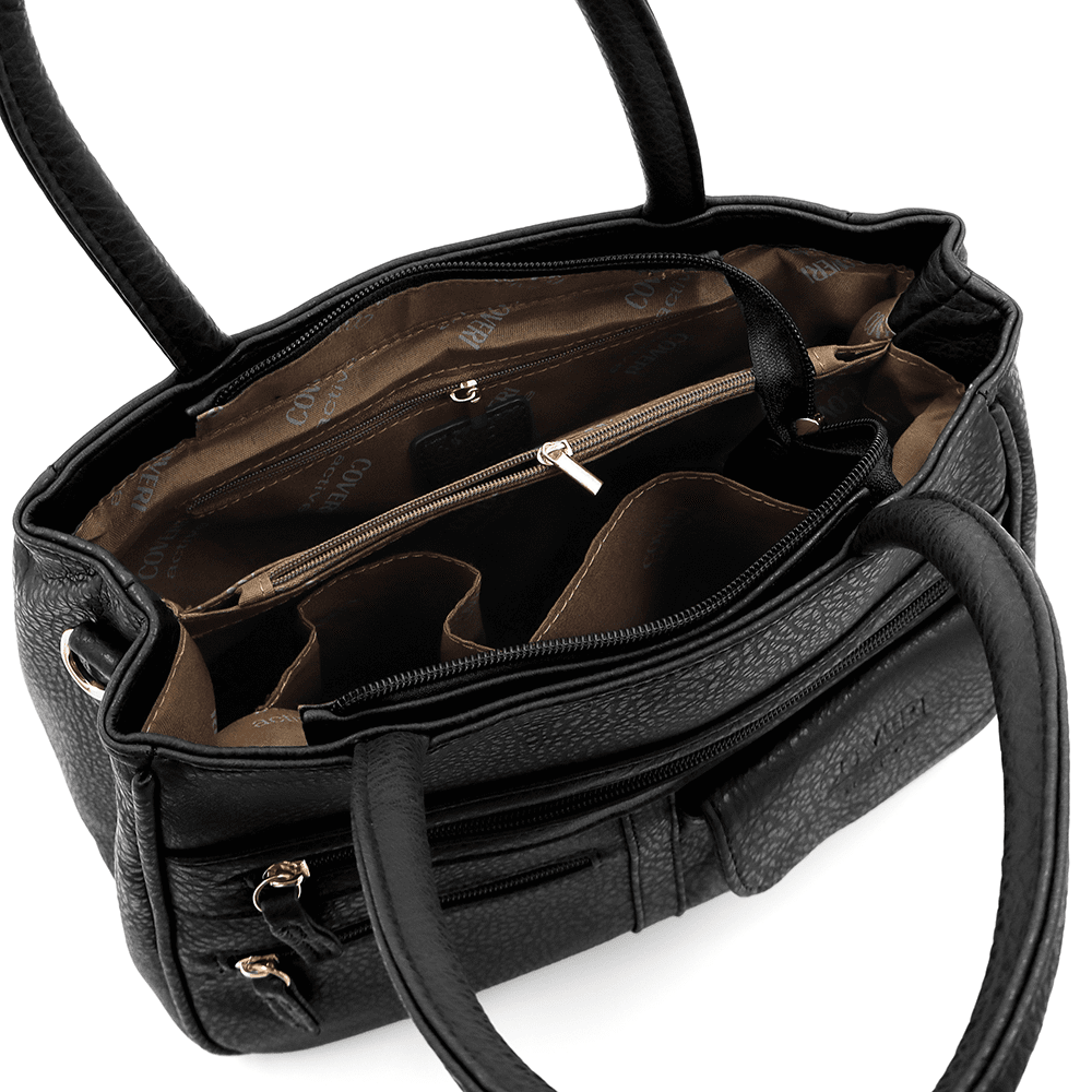 Női táska sok zsebbel Sonya - fekete