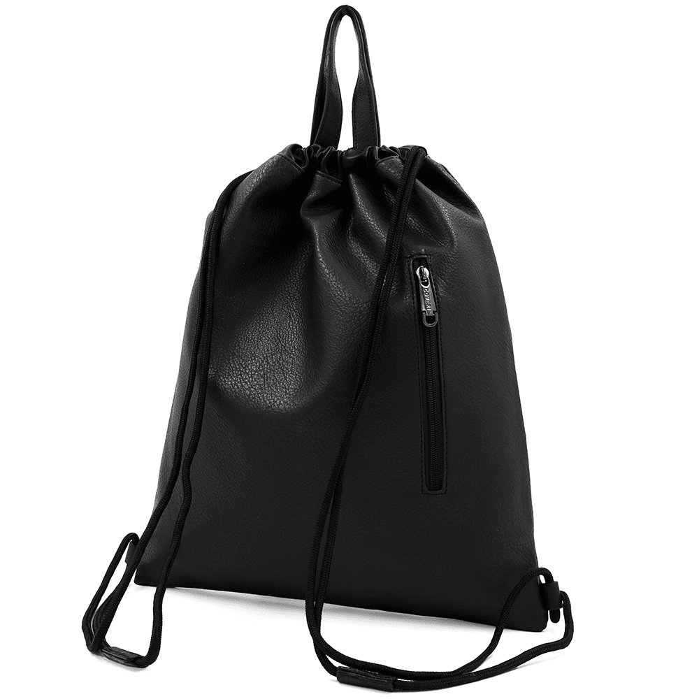 Ökológiai bőr táska - fekete