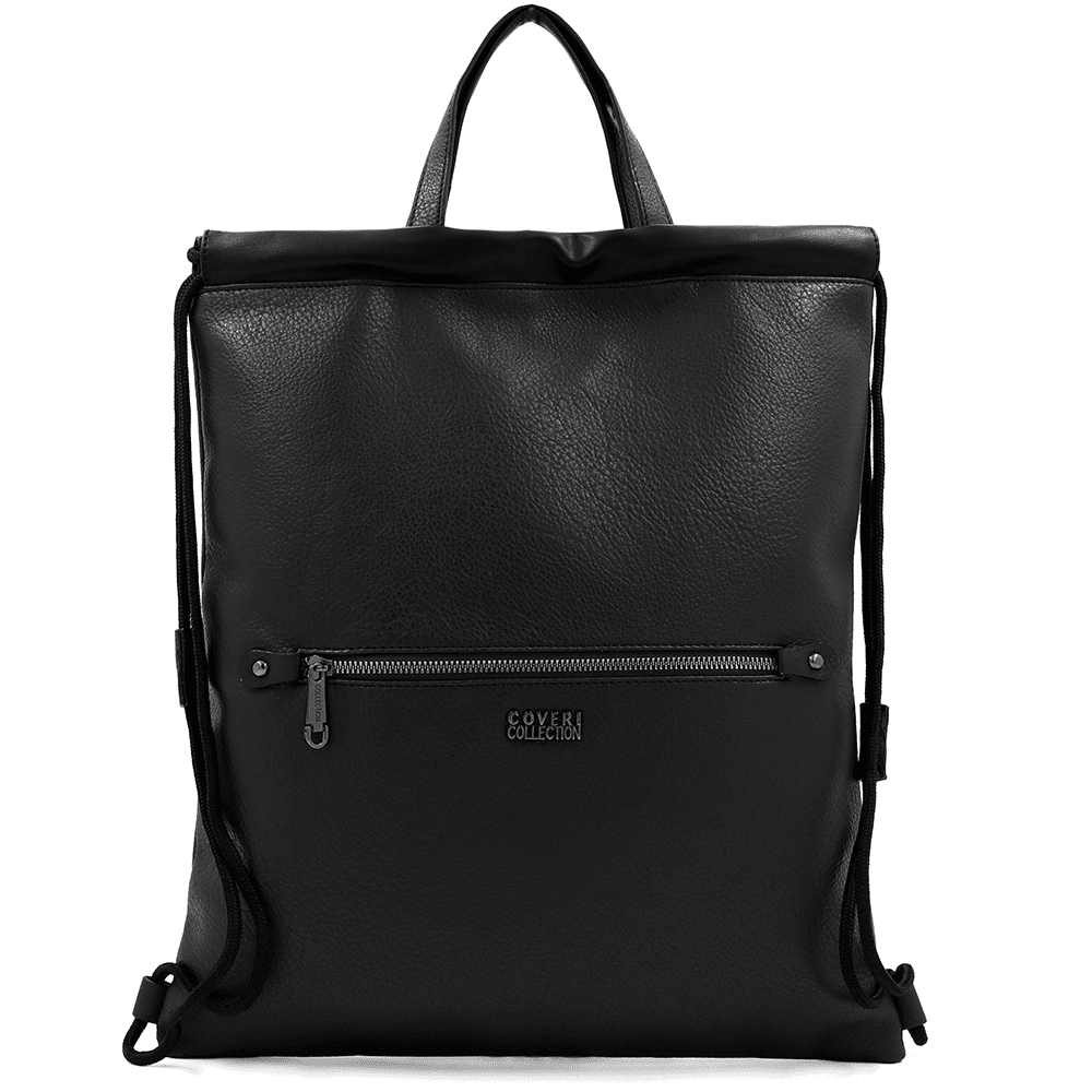 Ökológiai bőr táska - fekete