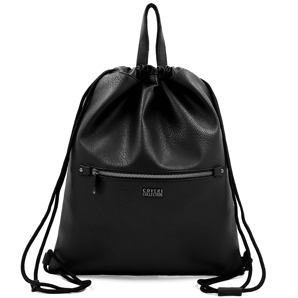 Ökológiai bőr táska - fekete