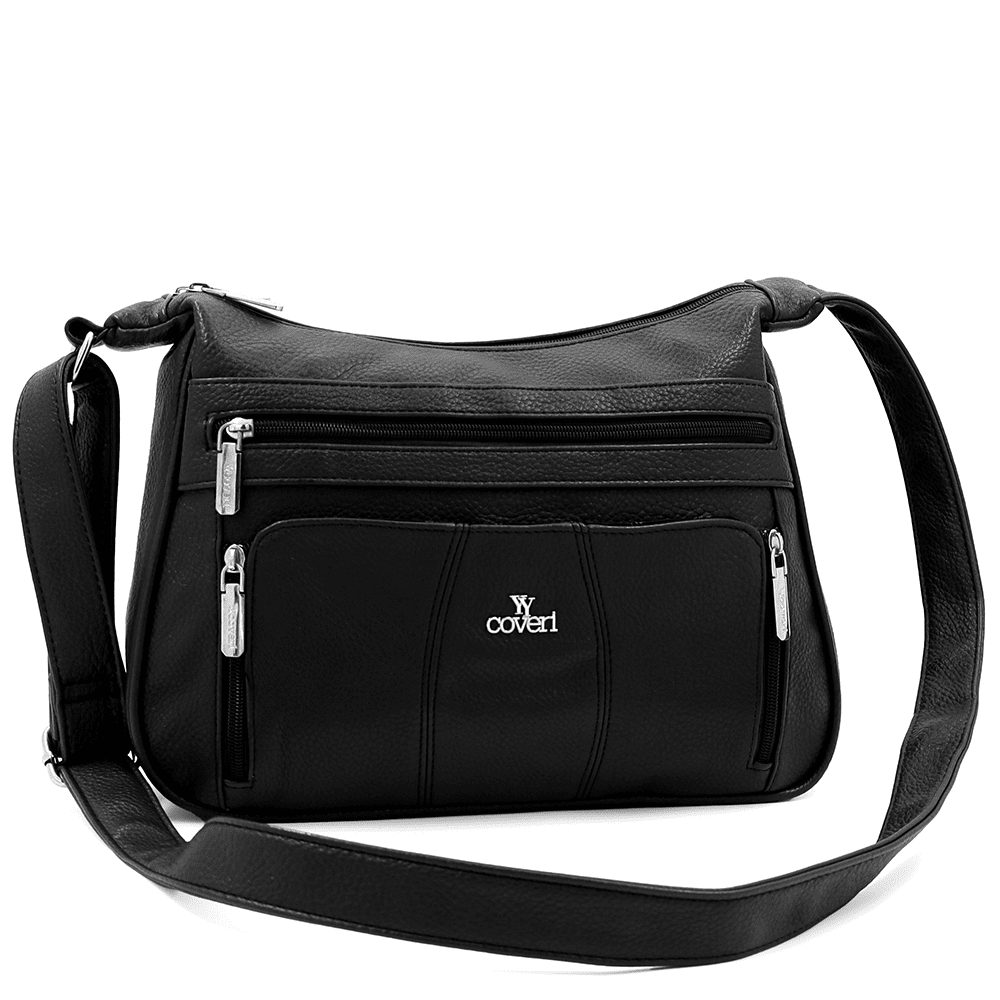 Nagy női válltáska Dalia - fekete