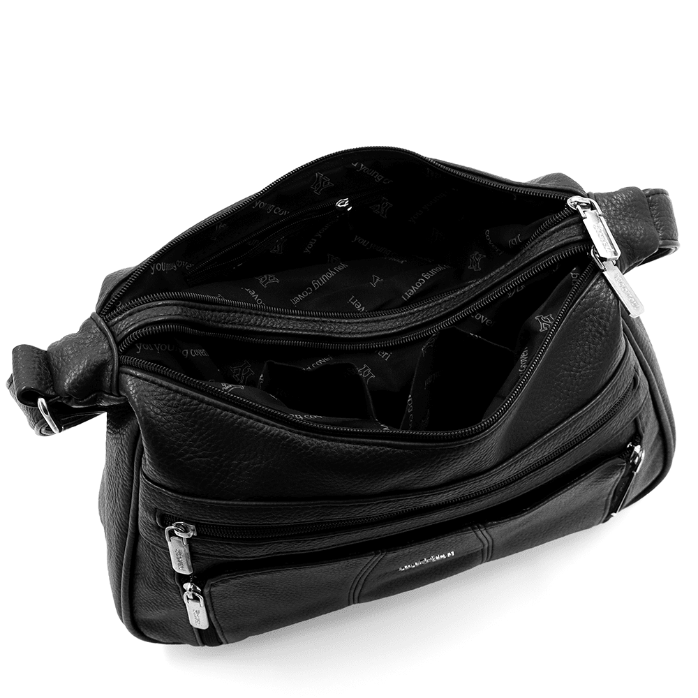 Nagy női válltáska Dalia - fekete