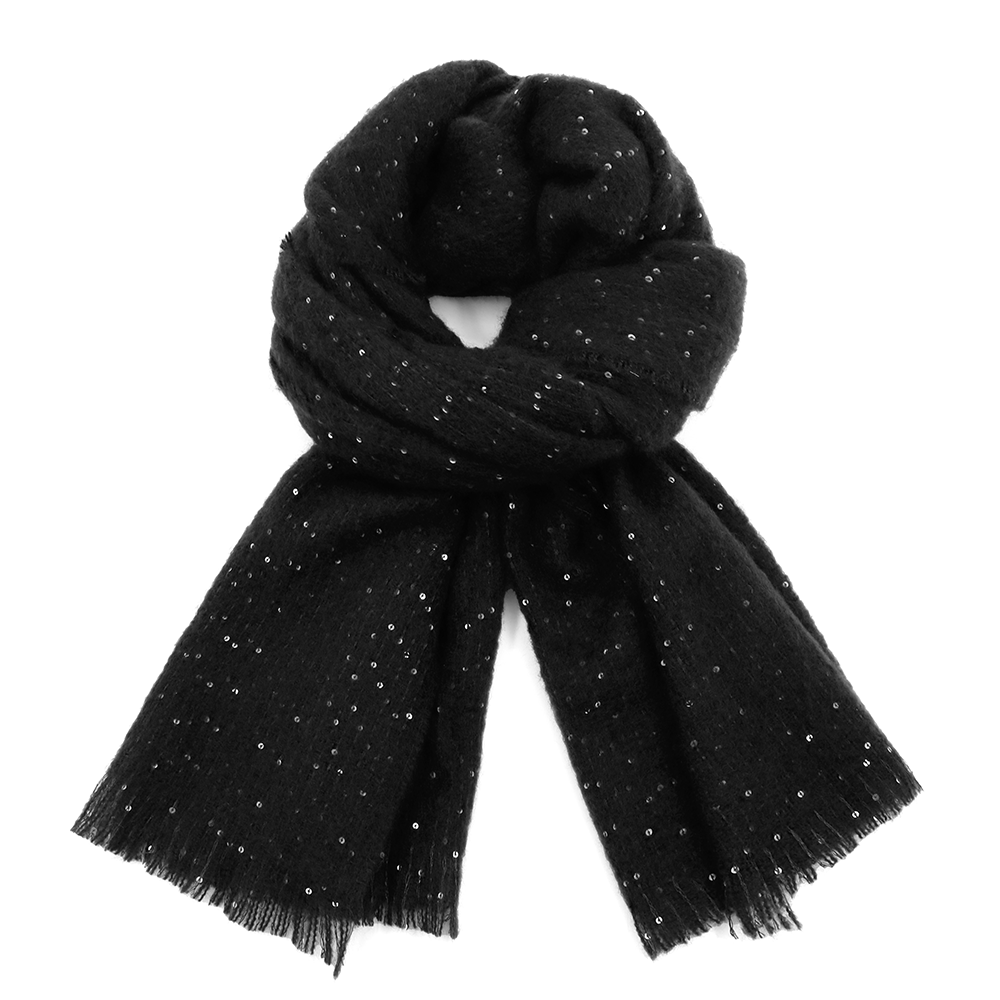 Puha téli sál – fekete