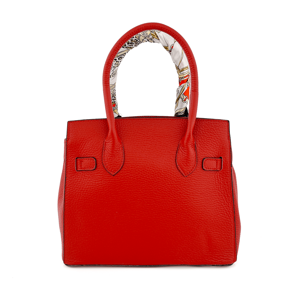 Luxus táska természetes bőrből - piros