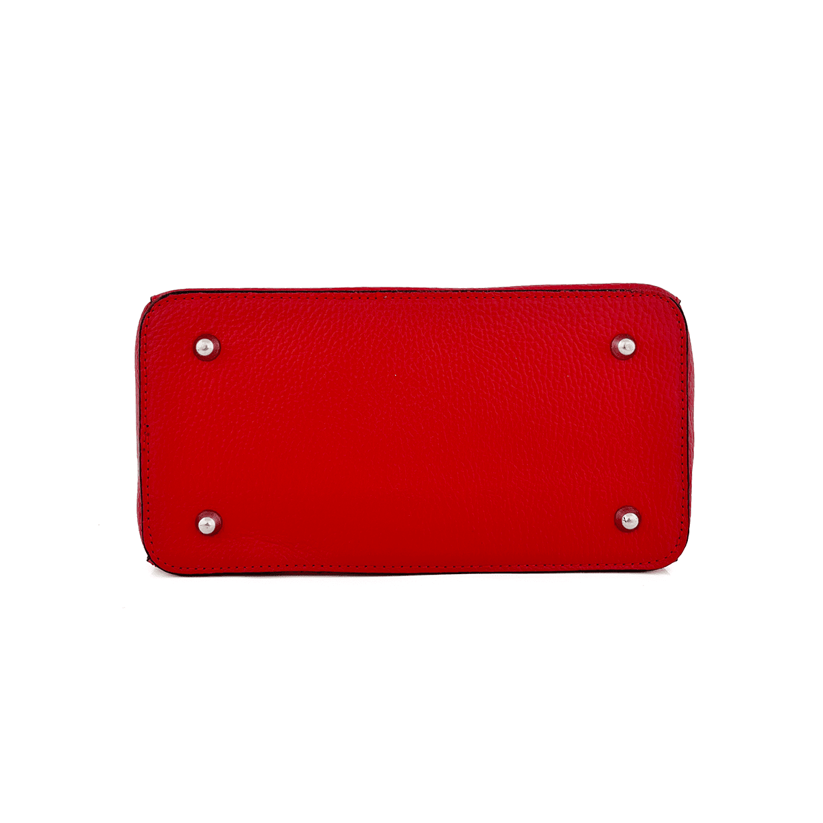 Luxus táska természetes bőrből - piros