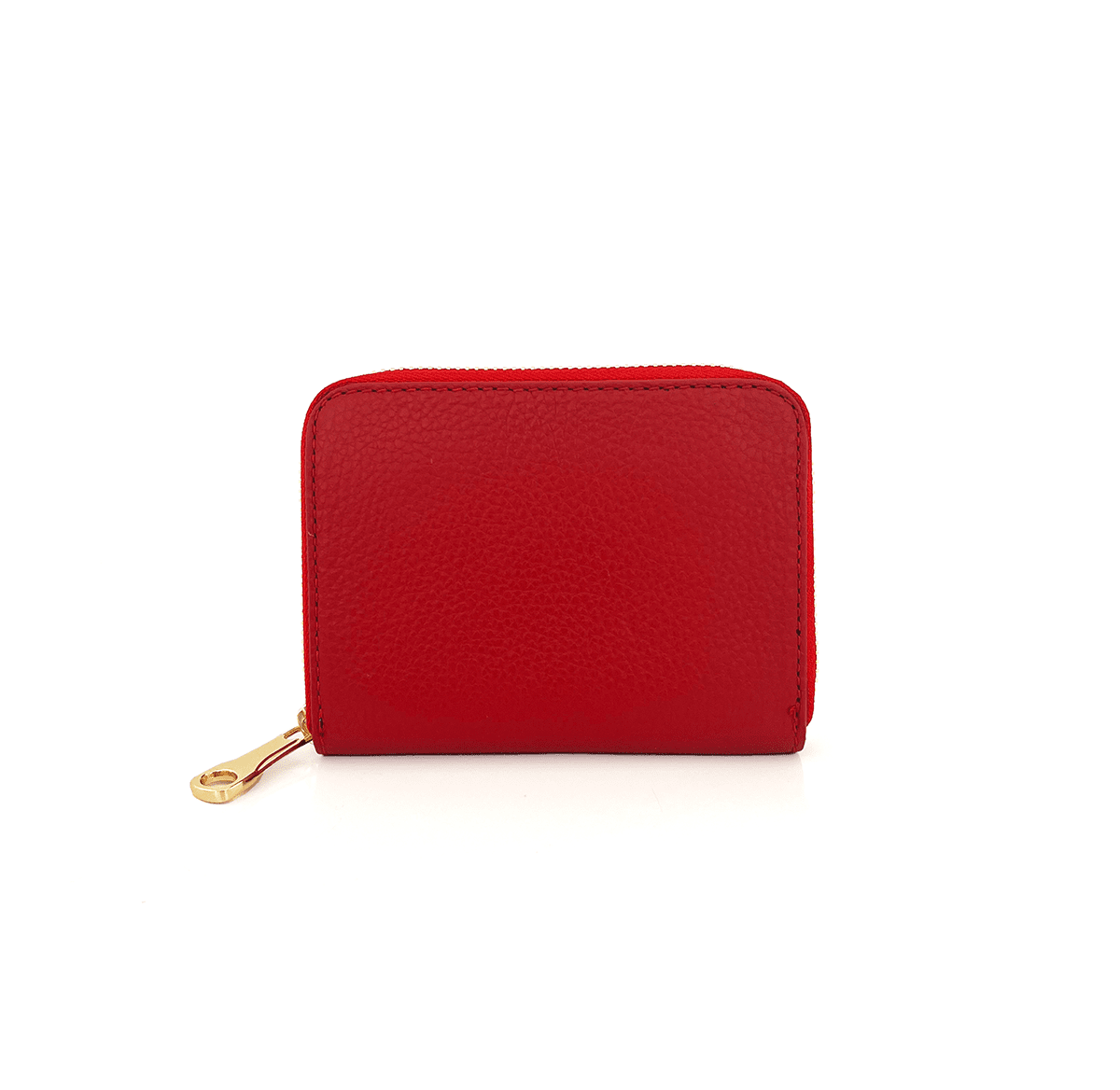 Természetes bőr pénztárca - piros