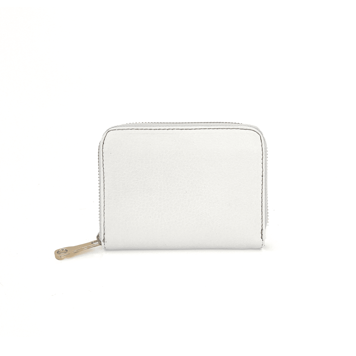 Természetes bőr pénztárca - fehér