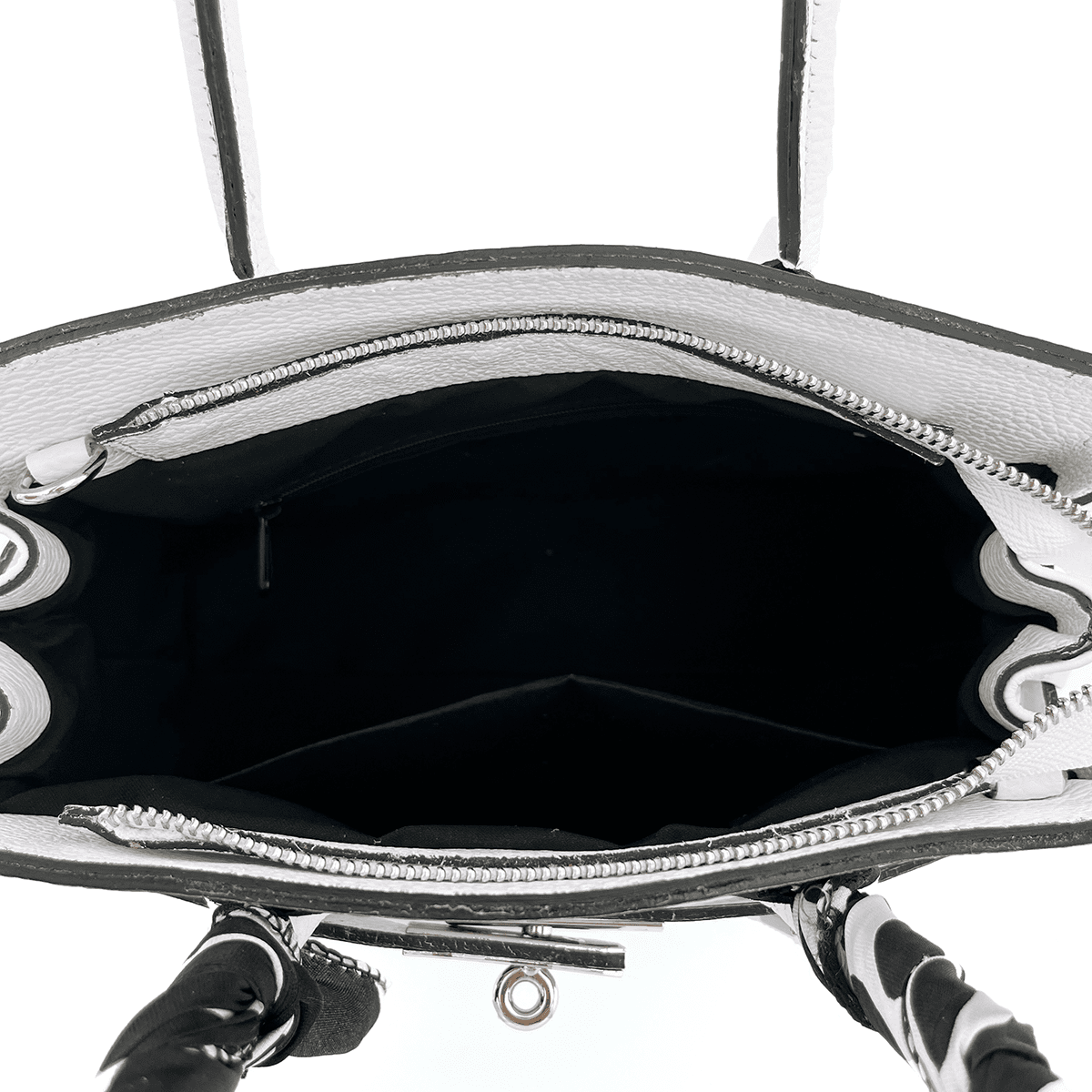 Luxus táska természetes bőrből - fehér