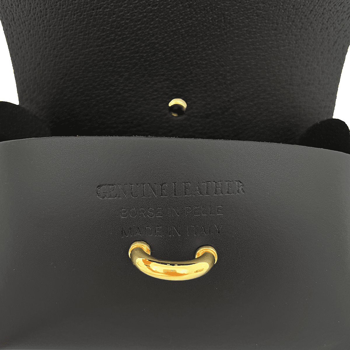 Válltáska természetes bőrből Rosana - fekete