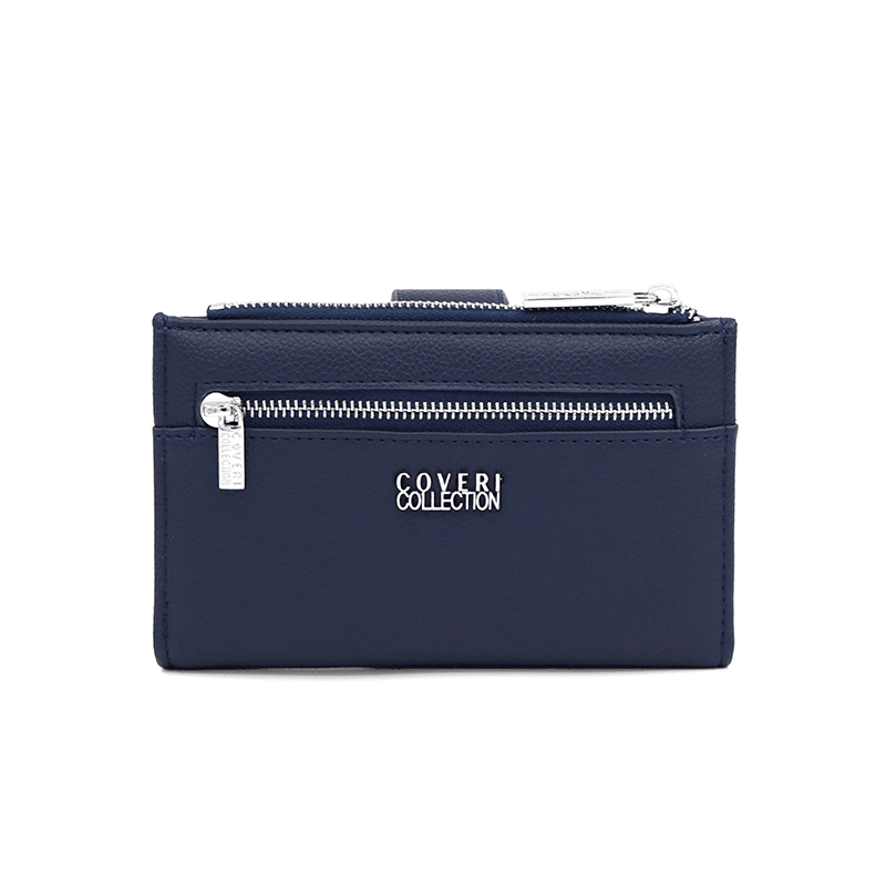 Modern női pénztárca - sötétkék
