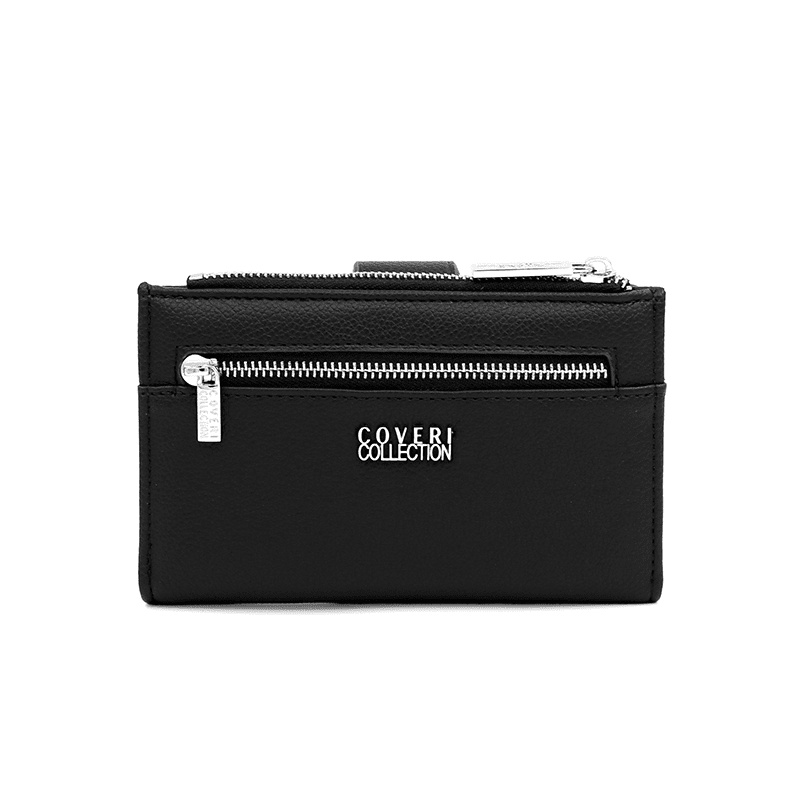 Modern női pénztárca - fekete