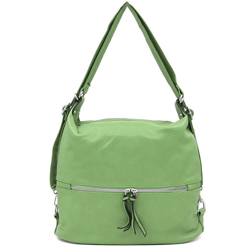 2 az 1-ben – Nagy táska és hátizsák – zöld