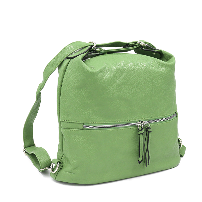 2 az 1-ben – Nagy táska és hátizsák – zöld