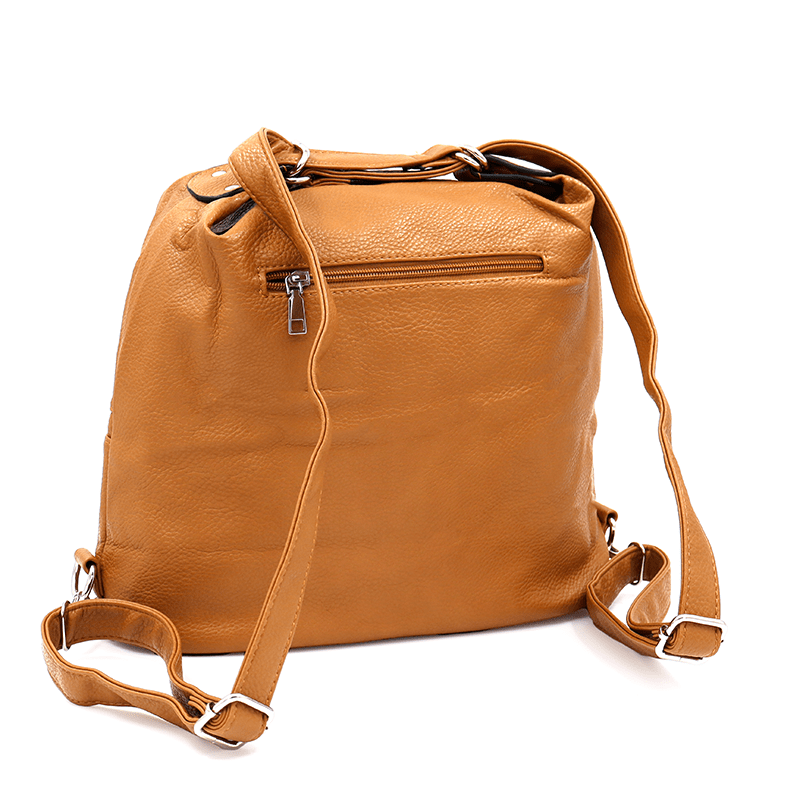 2 az 1-ben – Nagy táska és hátizsák – cseréptetős barna