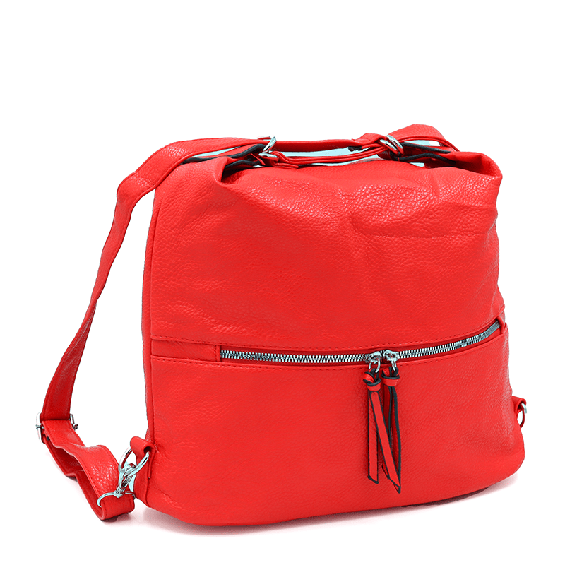 2 az 1-ben – Nagy táska és hátizsák – piros