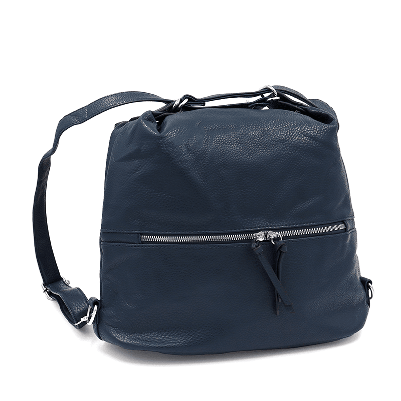 2 az 1-ben - Nagy táska és hátizsák - sötétkék