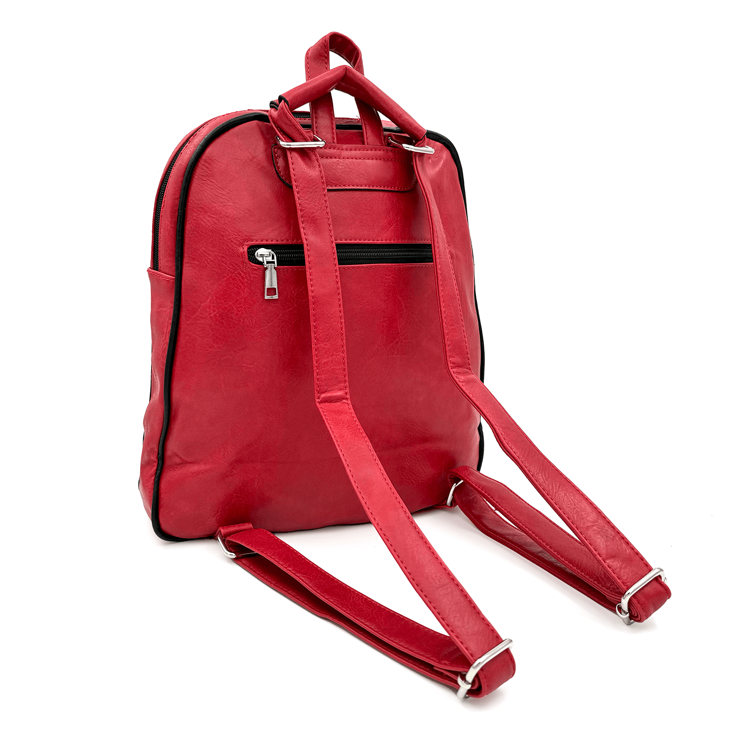 2 az 1-ben - hátizsák és táska 2 rekesszel - piros