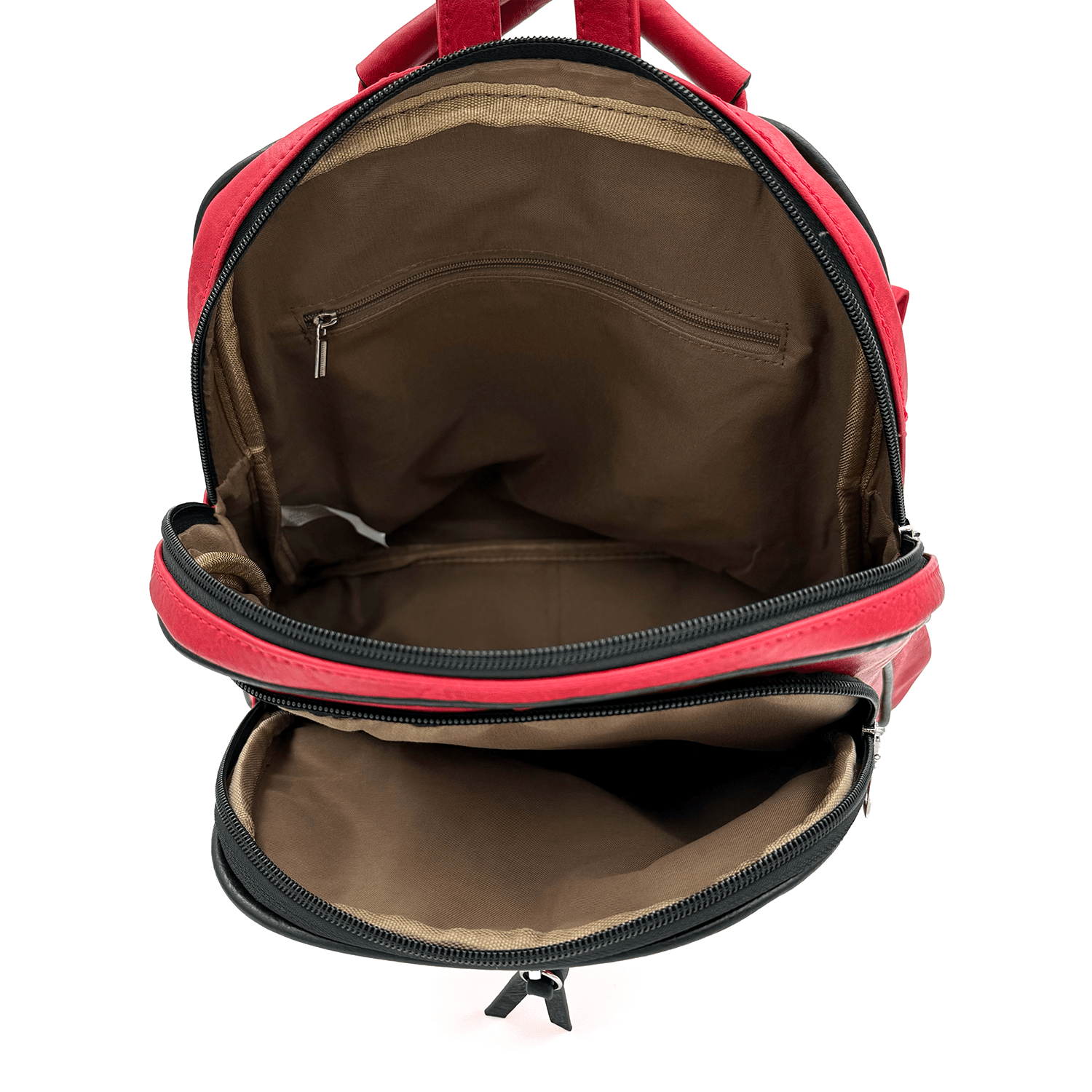 2 az 1-ben - hátizsák és táska 2 rekesszel - piros