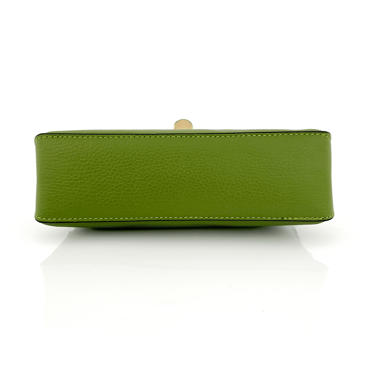 Női válltáska természetes bőrből Antoanella - zöld