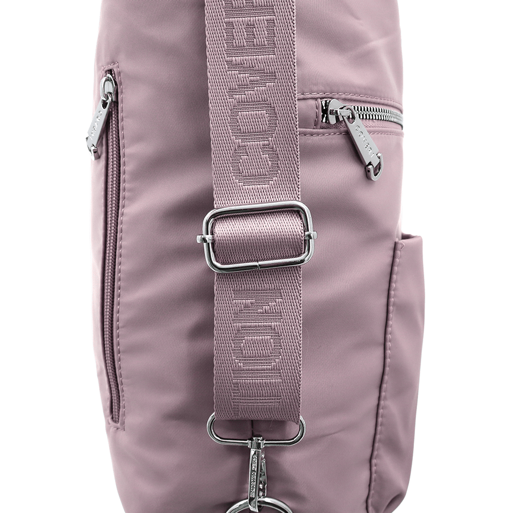 2 az 1-ben – Nagy vízálló táska és hátizsák – rózsaszín hamu