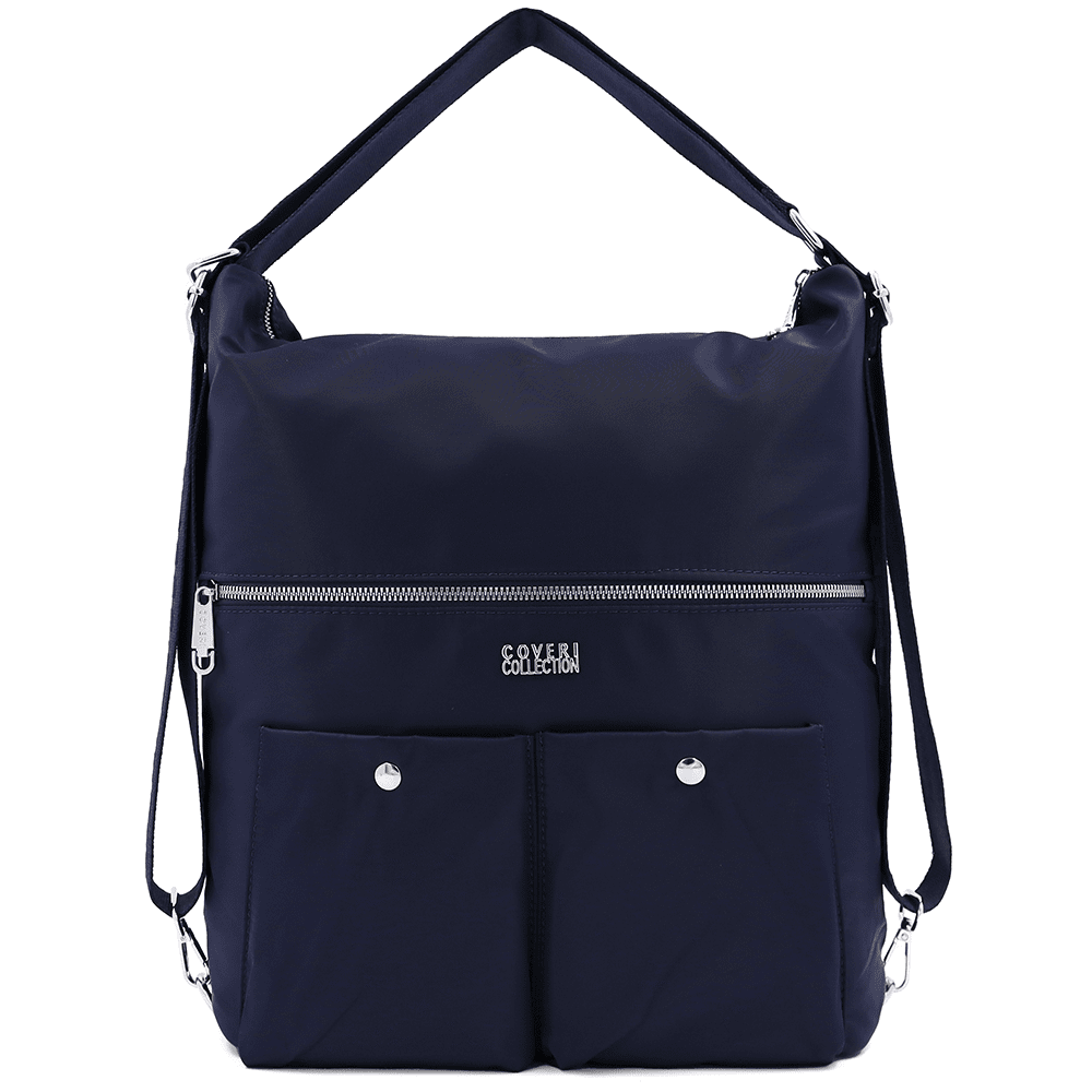 2 az 1-ben – Nagy vízálló táska és hátizsák – sötétkék