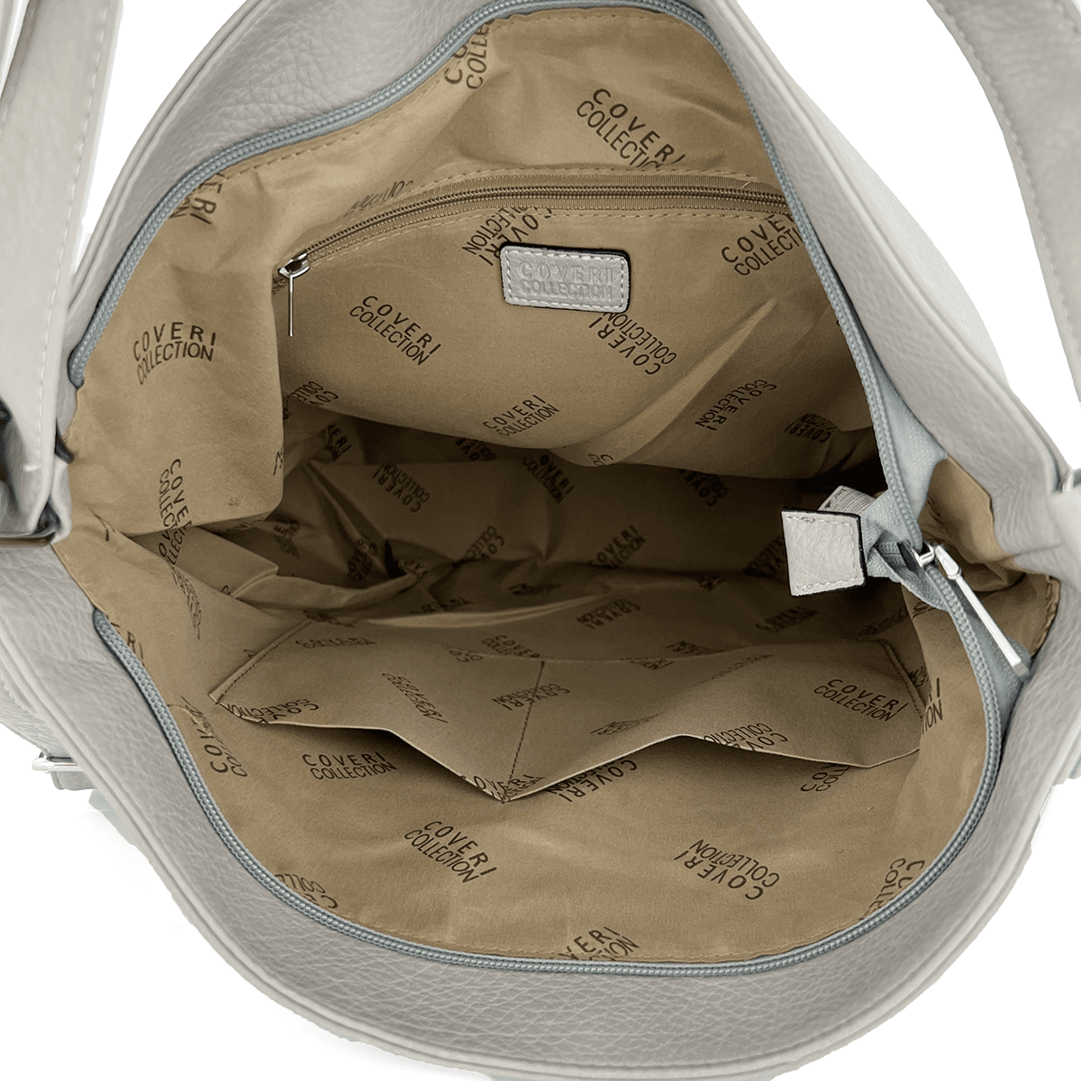 2 az 1-ben - Nagy táska és hátizsák, alkalmas mindennapi használatra - szürke