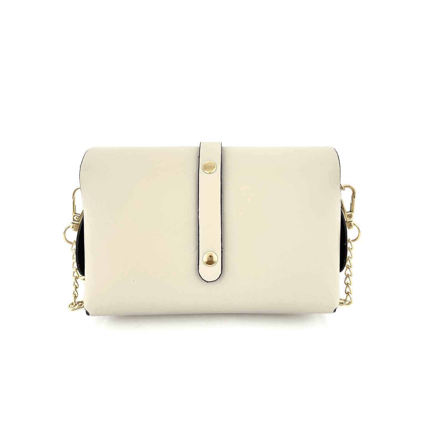 Válltáska természetes bőrből Rosana - bézs