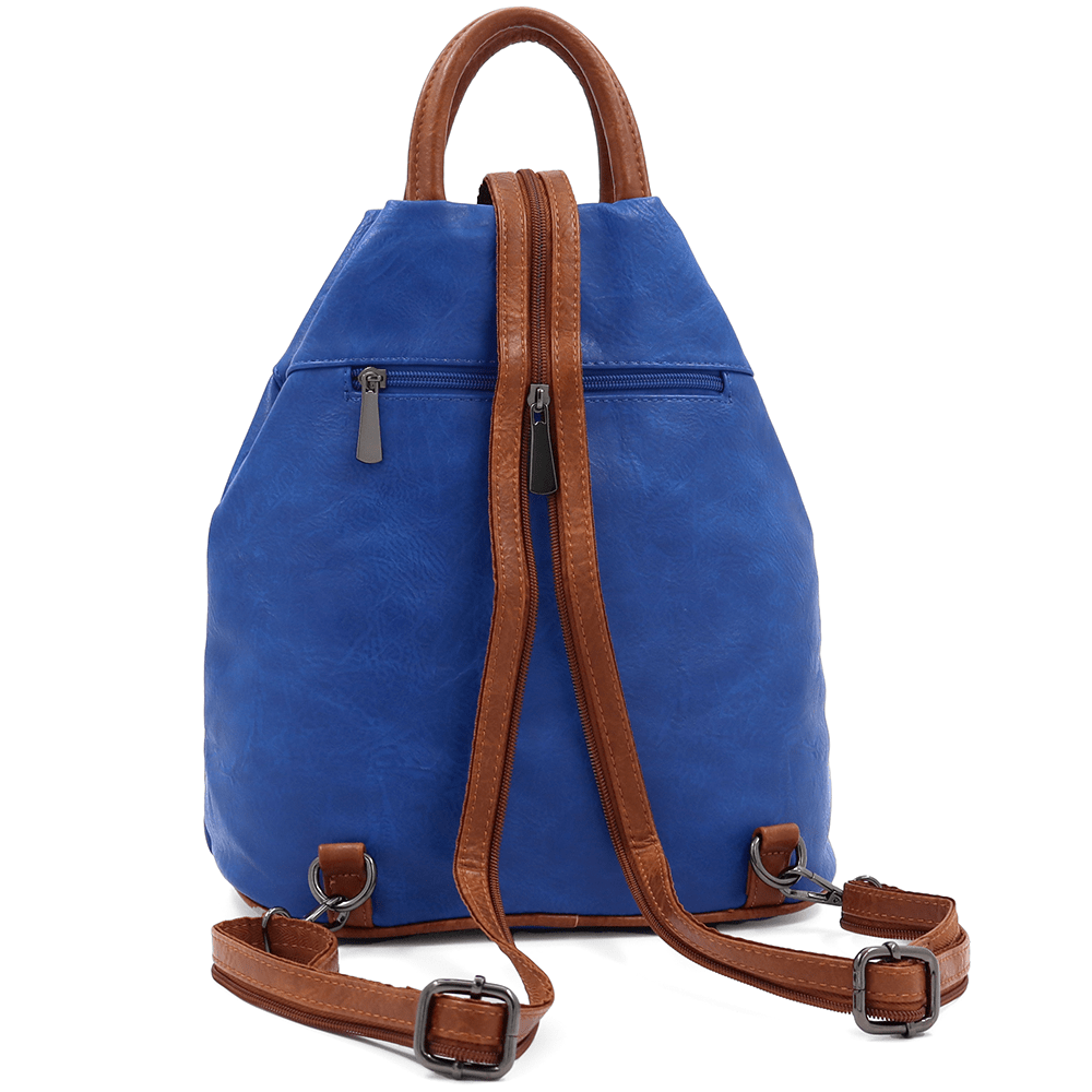Női hátizsák titkos záródással Elina - kék