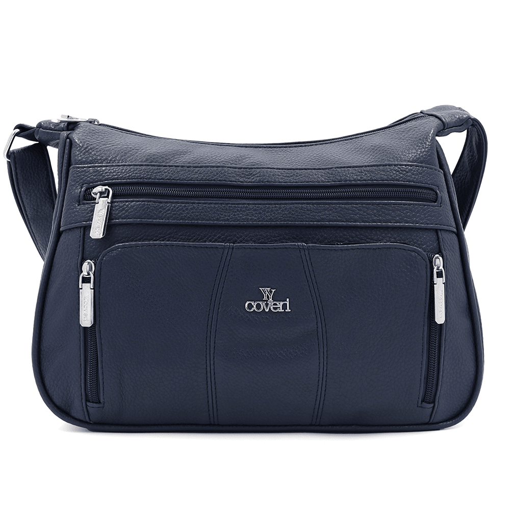 Nagy női válltáska Dalia - sötétkék