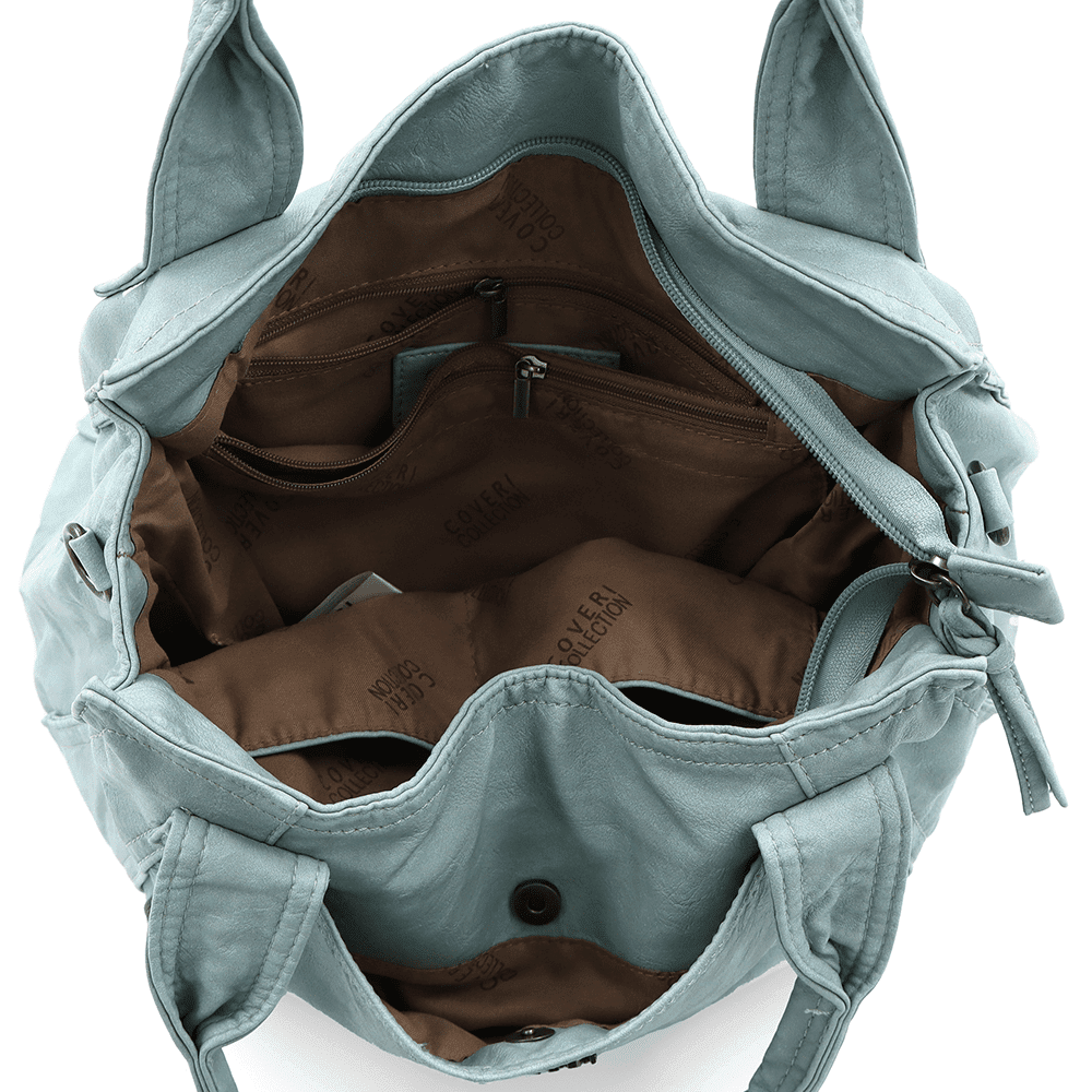 Joana nagy női táska - mentazöld