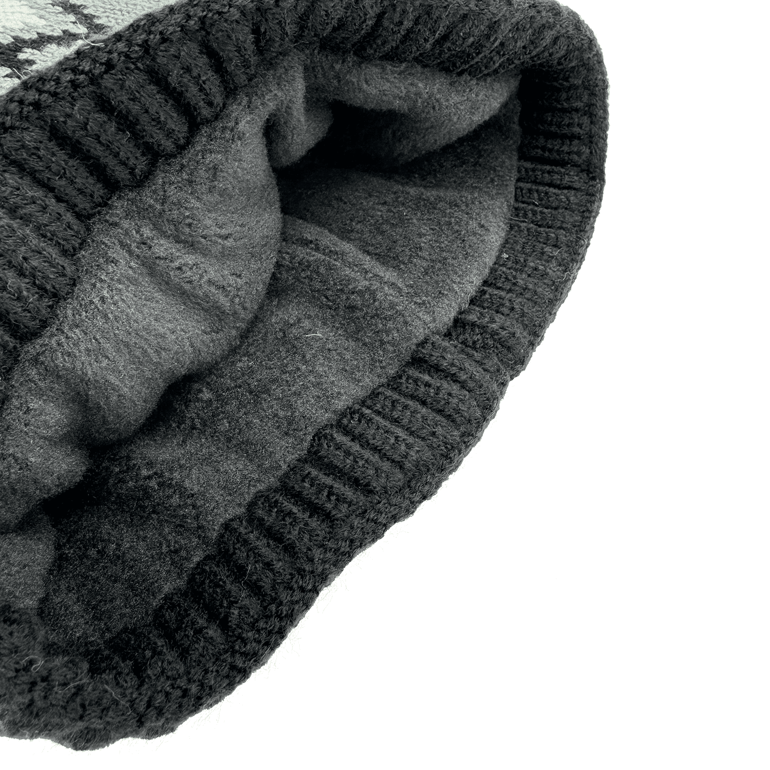 Diana & Co - Színes sapka meleg béléssel - fekete