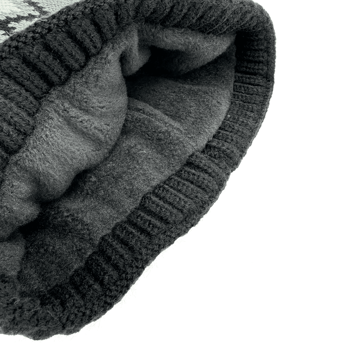 Diana & Co - Színes sapka meleg béléssel - fekete