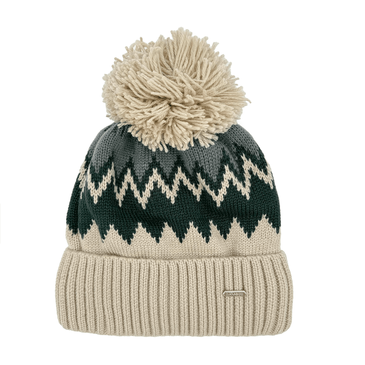 Diana & Co - Színes sapka meleg béléssel - bézs