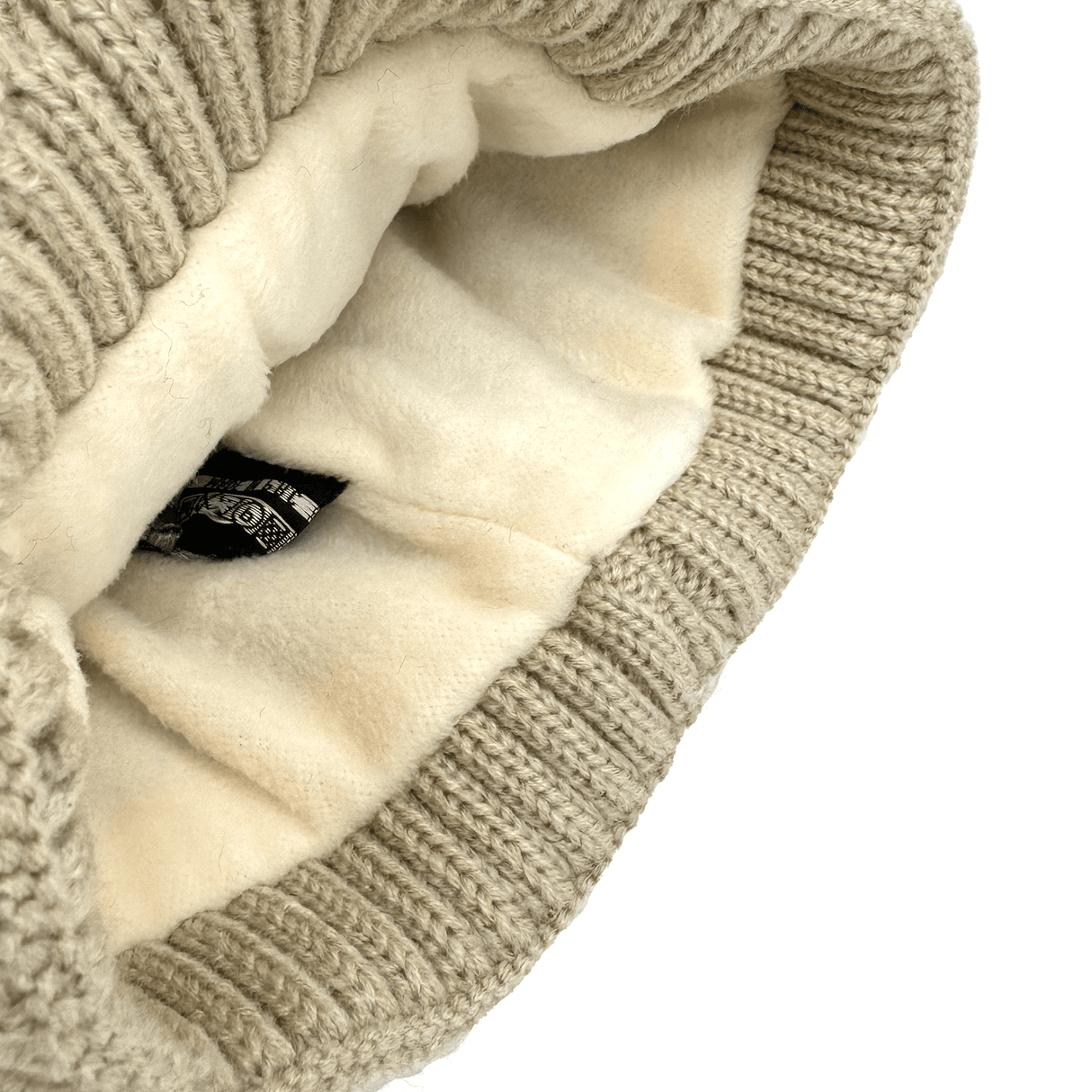 Diana & Co - Színes sapka meleg béléssel - bézs