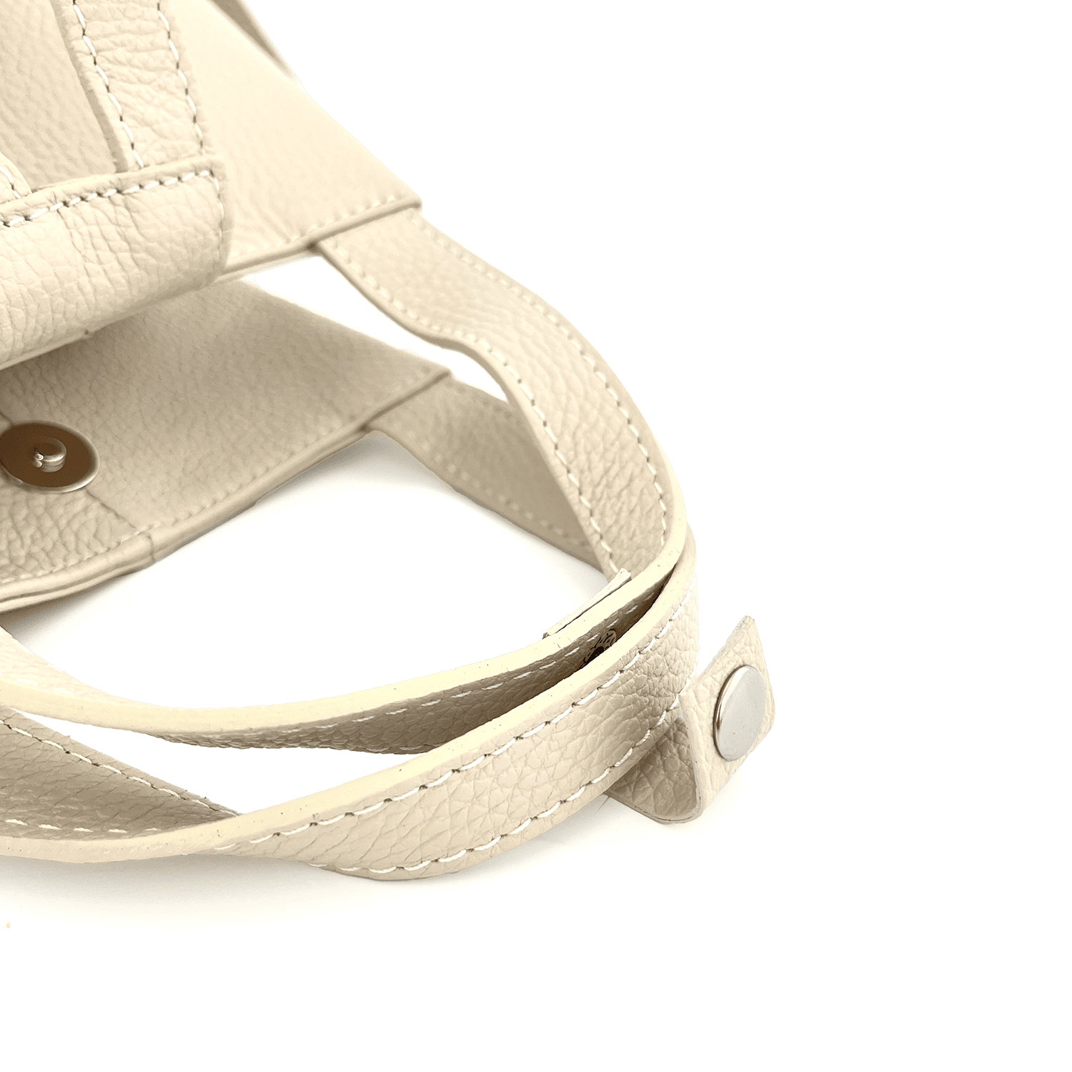 Lara természetes bőr hátizsák - bézs